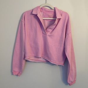 American Eagle Outfitters Pink Sweatshirt